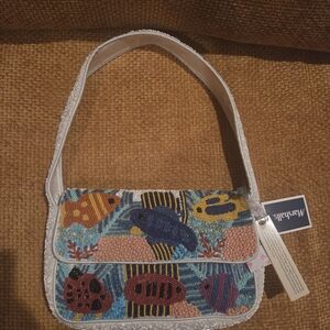 Colorful Fish Embroidered Women's Bag